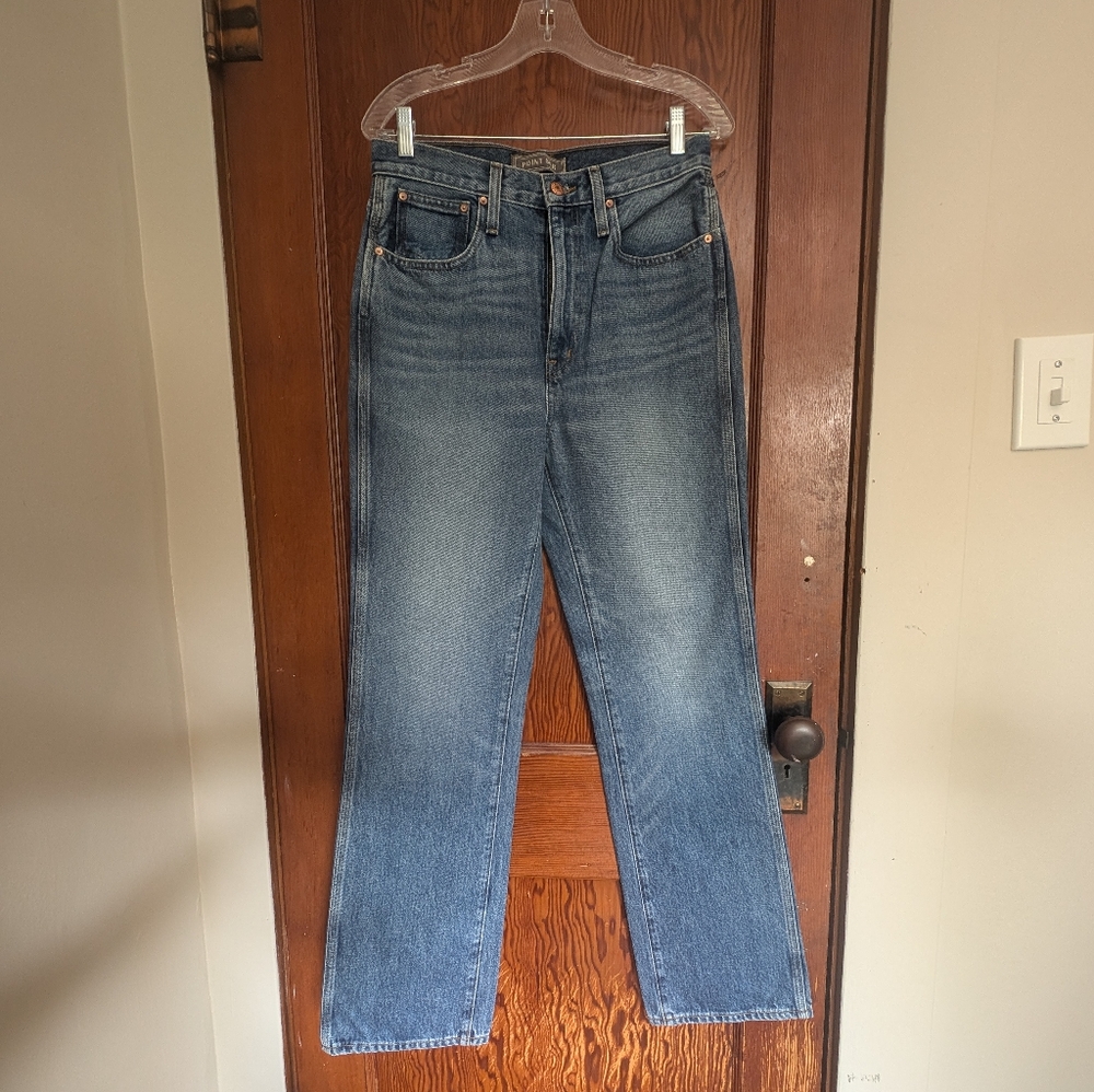 J Crew, point sur, full length, rigid